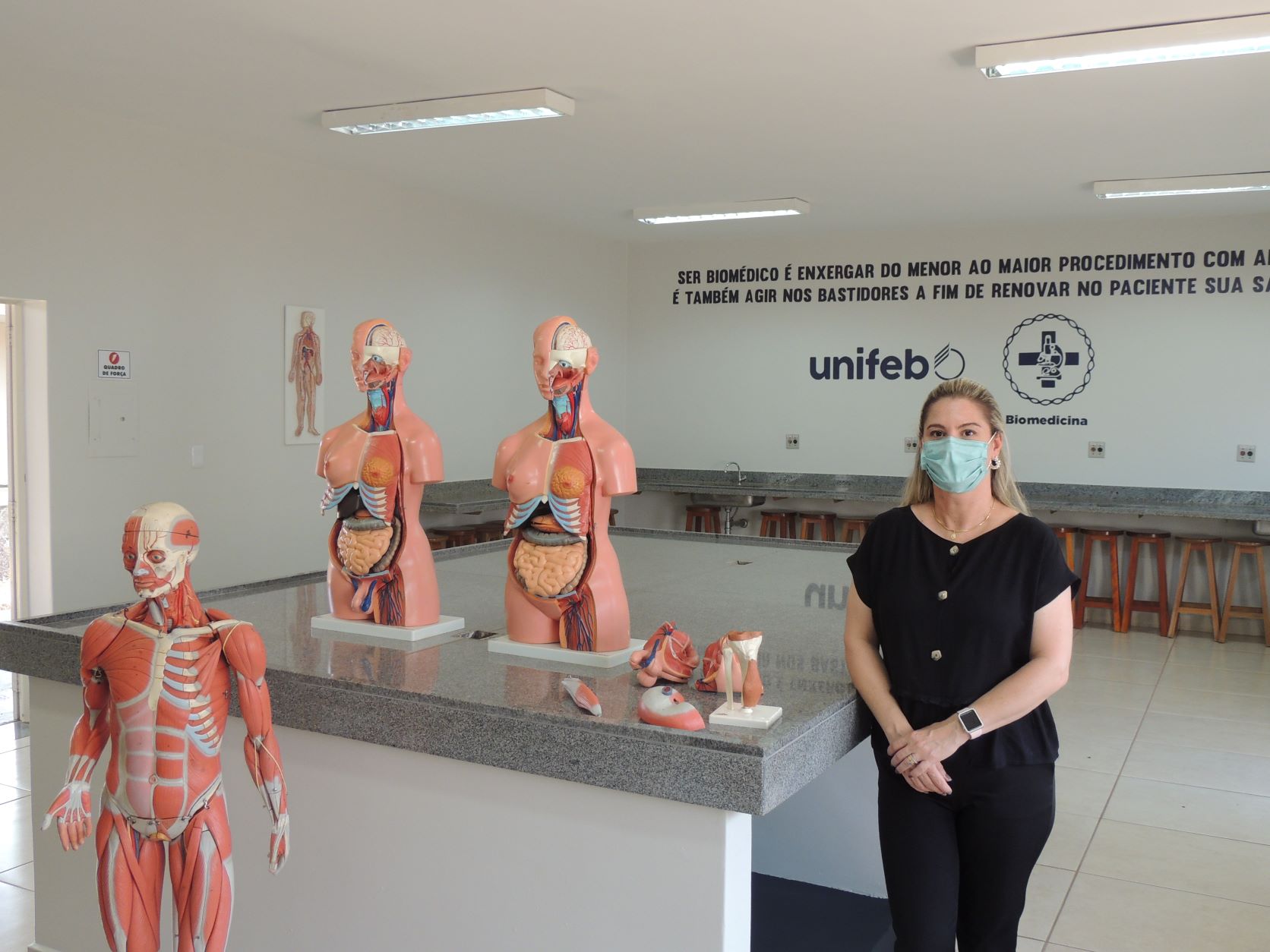 UNIFEB implanta novo Laboratório de Anatomia para curso de Biomedicina