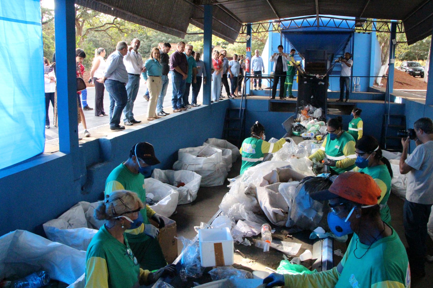 Usina de Reciclagem volta a operar em Barretos após passar por reforma