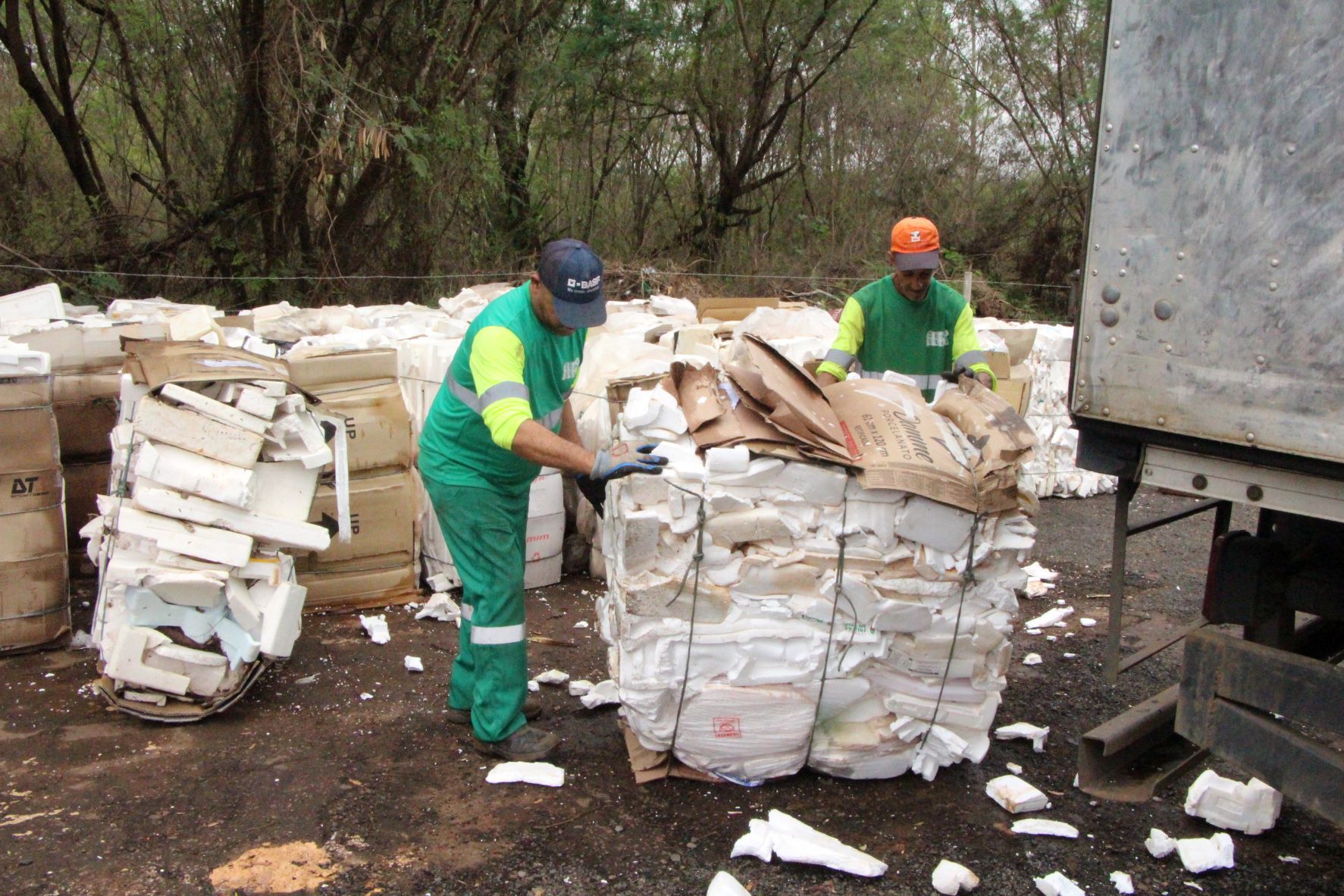 Usina de Reciclagem de Barretos vende 1 tonelada de isopor