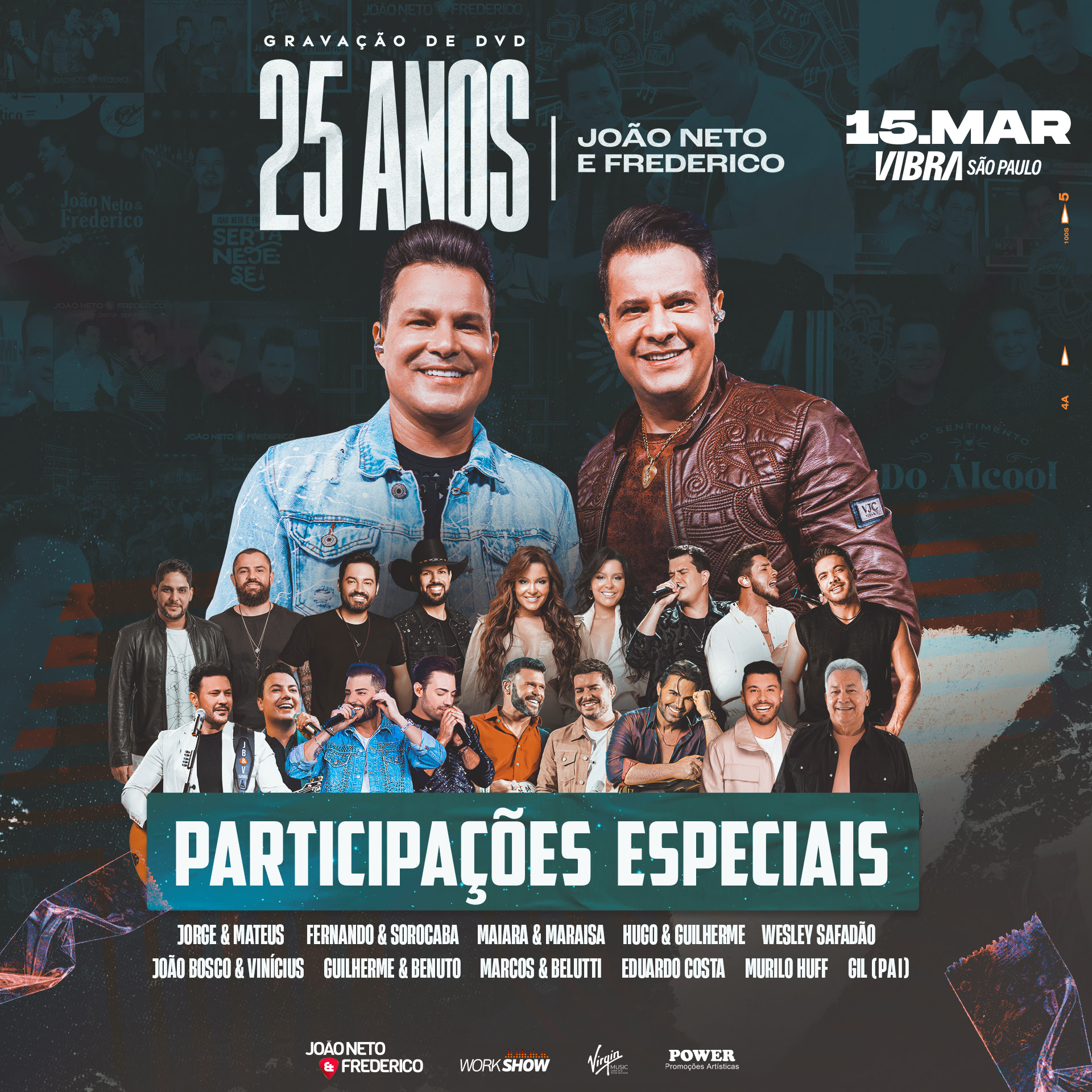 João Neto & Frederico comemoram 25 anos de carreira com gravação de DVD em São Paulo