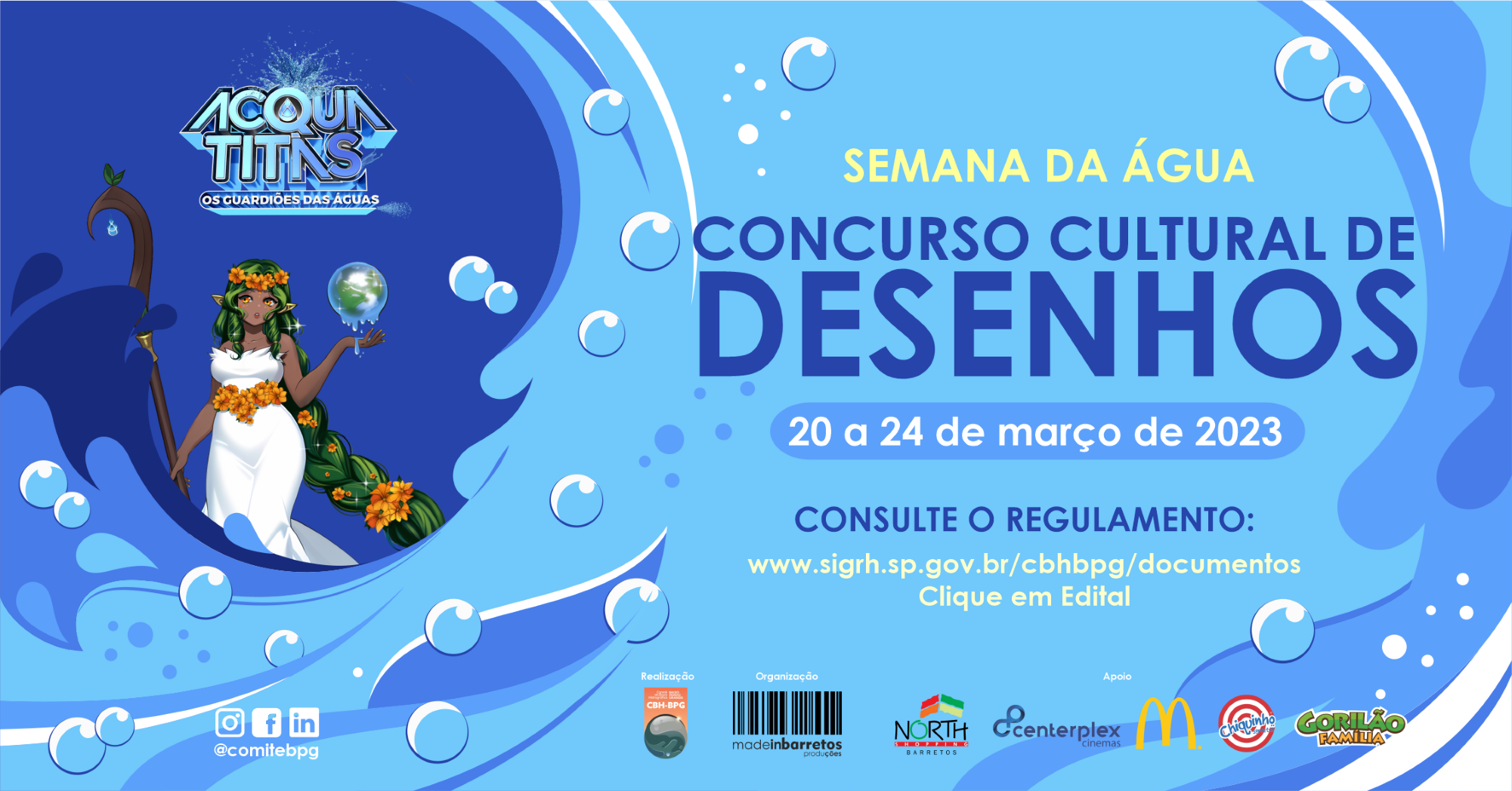 Semana da Água: Projeto Acqua Titãs começa a ser realizado nos 13 municípios do Comitê da Bacia Hidrográfica do Baixo Pardo/Grande