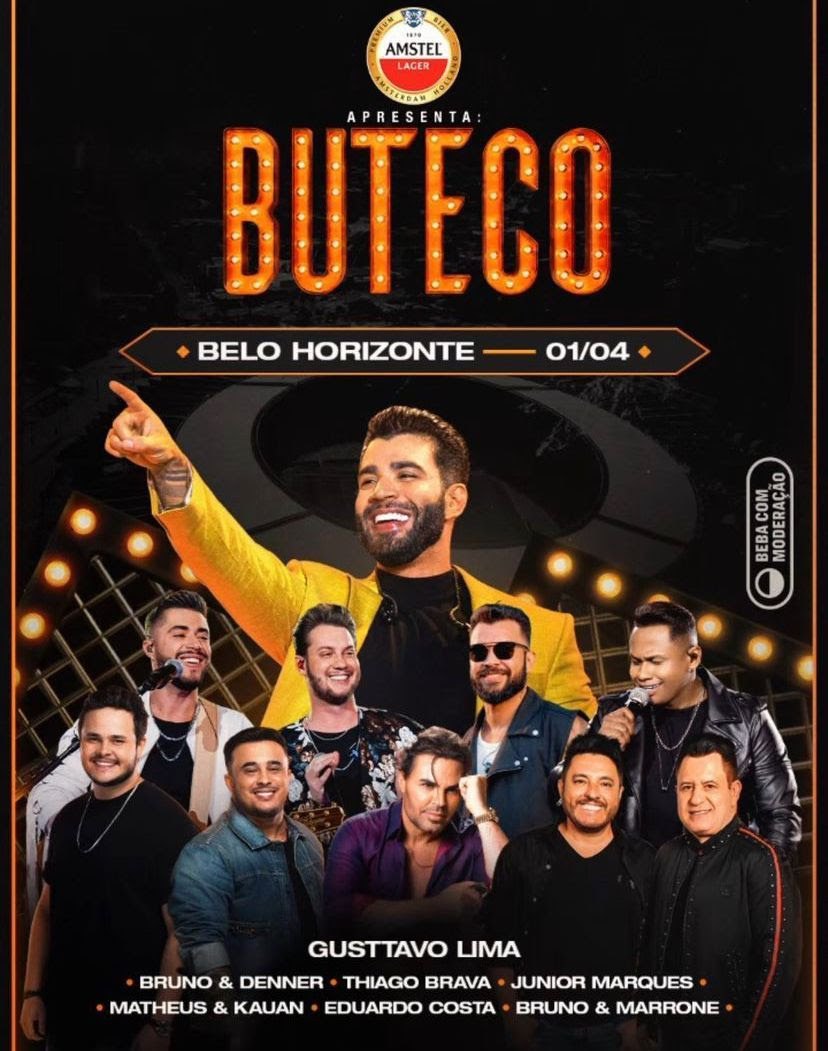 Com ingressos esgotados, Buteco retorna a Belo Horizonte no dia 01 de abril