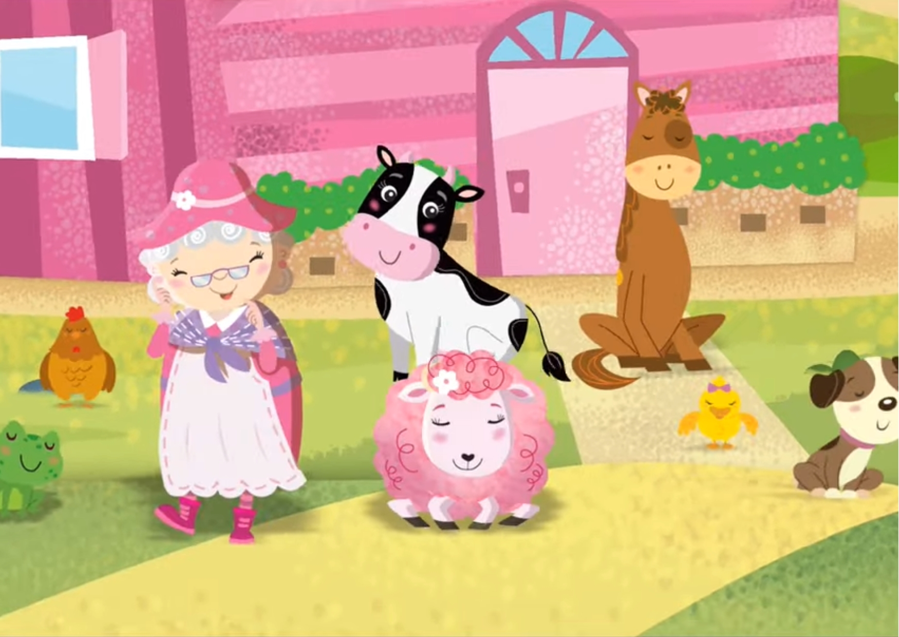 A Ovelha Rosa e Seus Amigos estreia no ZooMoo Kids no dia 2 de maio