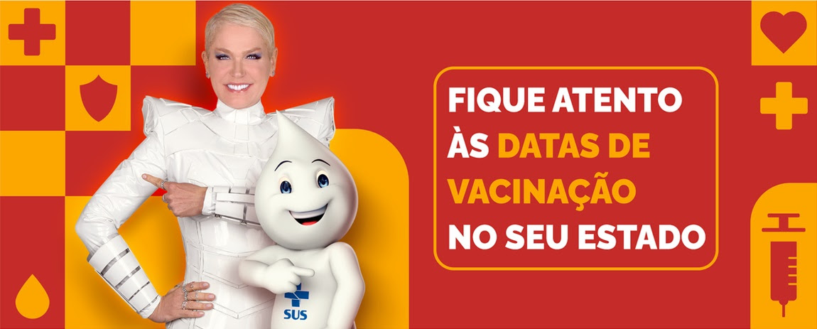 Xuxa e Zé Gotinha se unem em campanha de multivacinação do Governo Federal