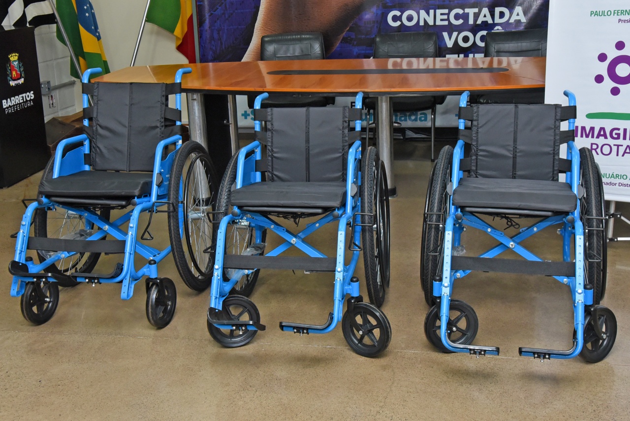 Rotary e Prefeitura de Barretos entregam 68 cadeiras de rodas nesta sexta-feira (16)