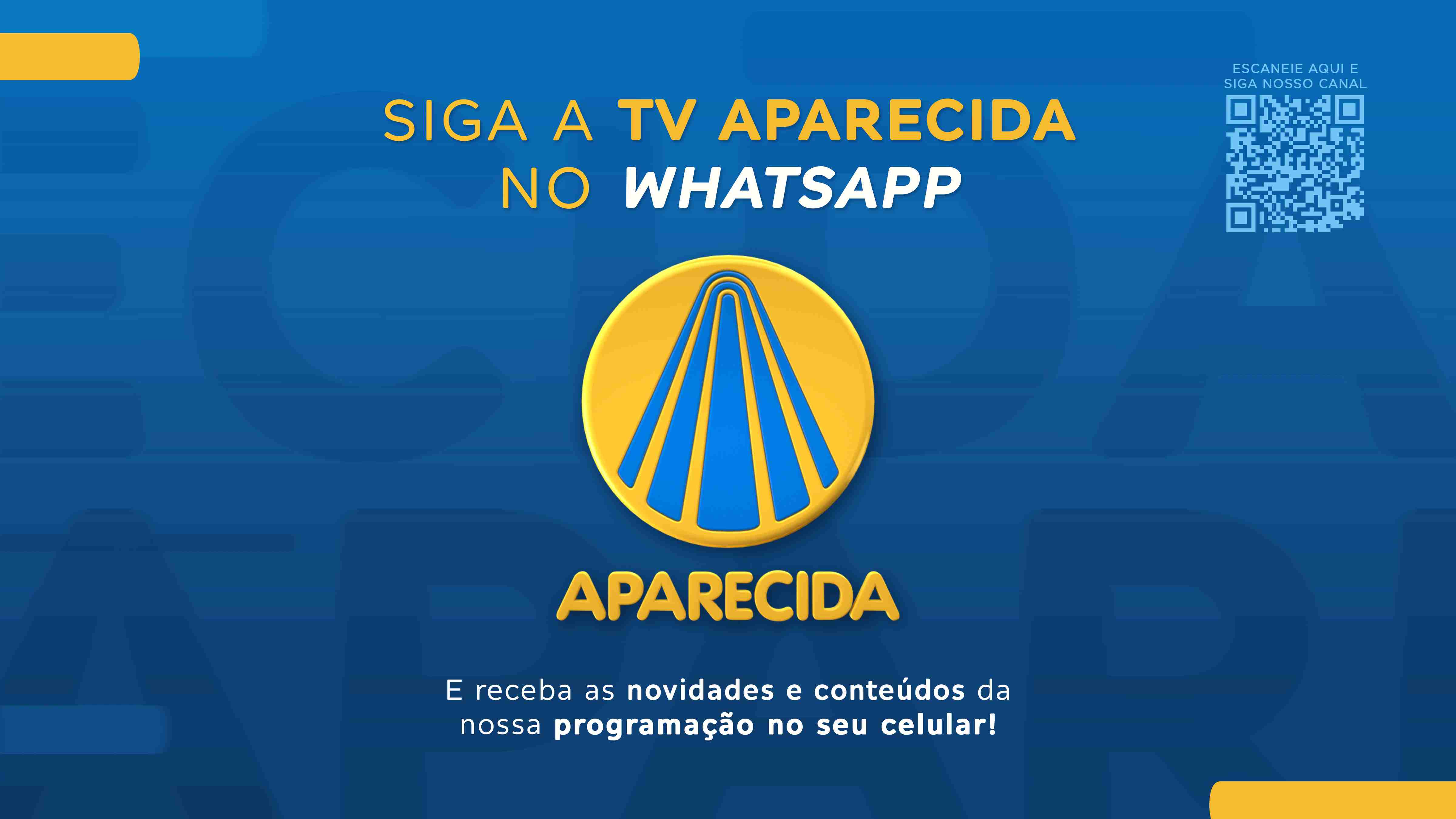 TV Aparecida lança seu canal no Whatsapp