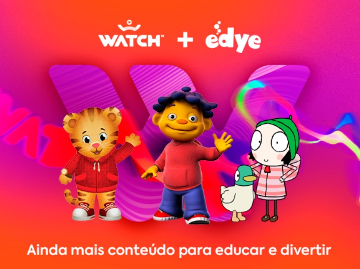 Watch Brasil e Edye anunciam parceria para oferta de conteúdo infantil na Abrint 2024
