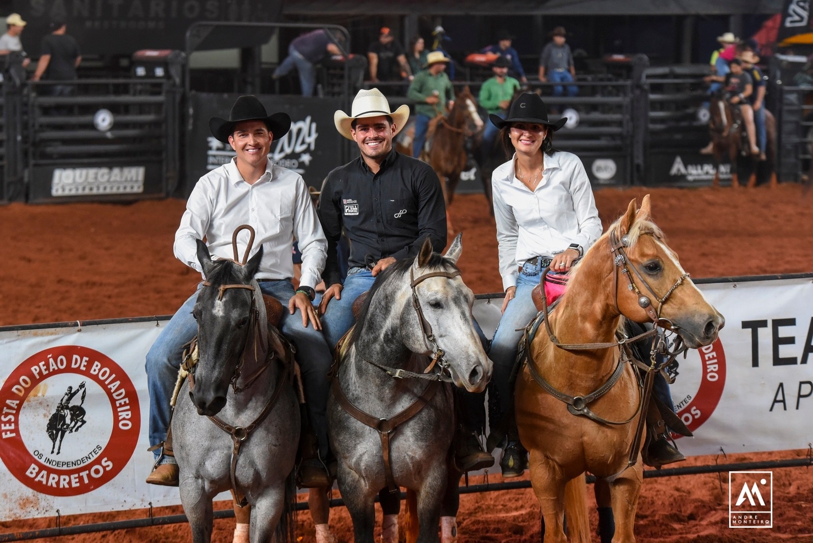 Mineiros de Betim e Patrocínio vencem noite do Team Penning na Festa do Peão de Barretos 2024