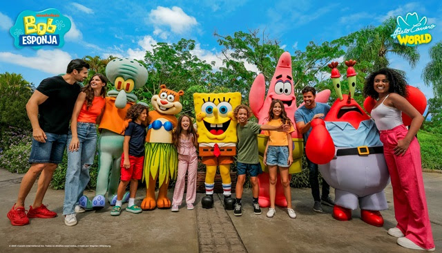 Beto Carrero World anuncia chegada de  Bob Esponja e sua turma