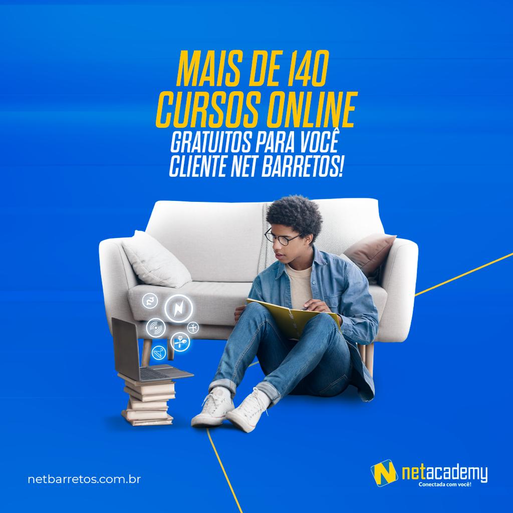 Net Barretos lança plataforma gratuita de cursos para clientes
