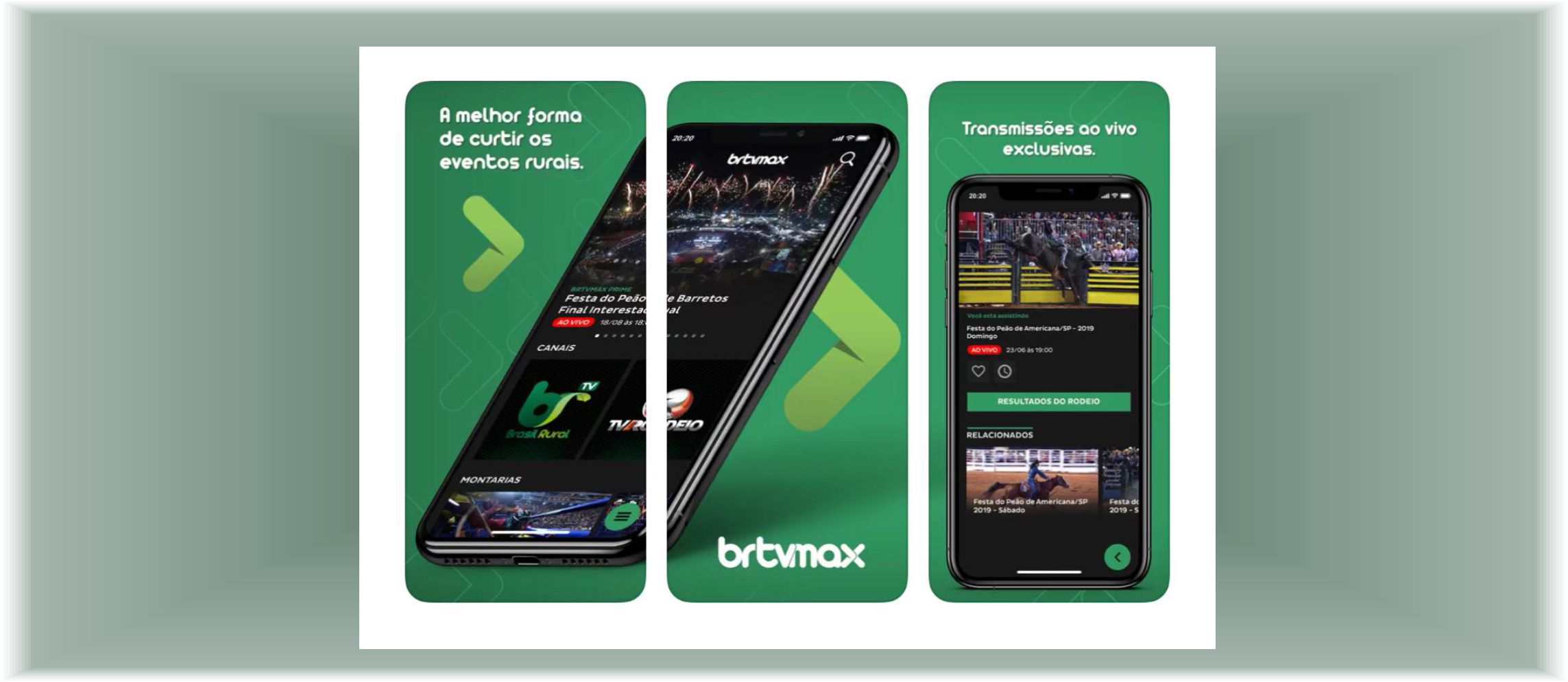 Lançado App BRTVMAX que reúne acervo de 32 anos da TV Rodeio