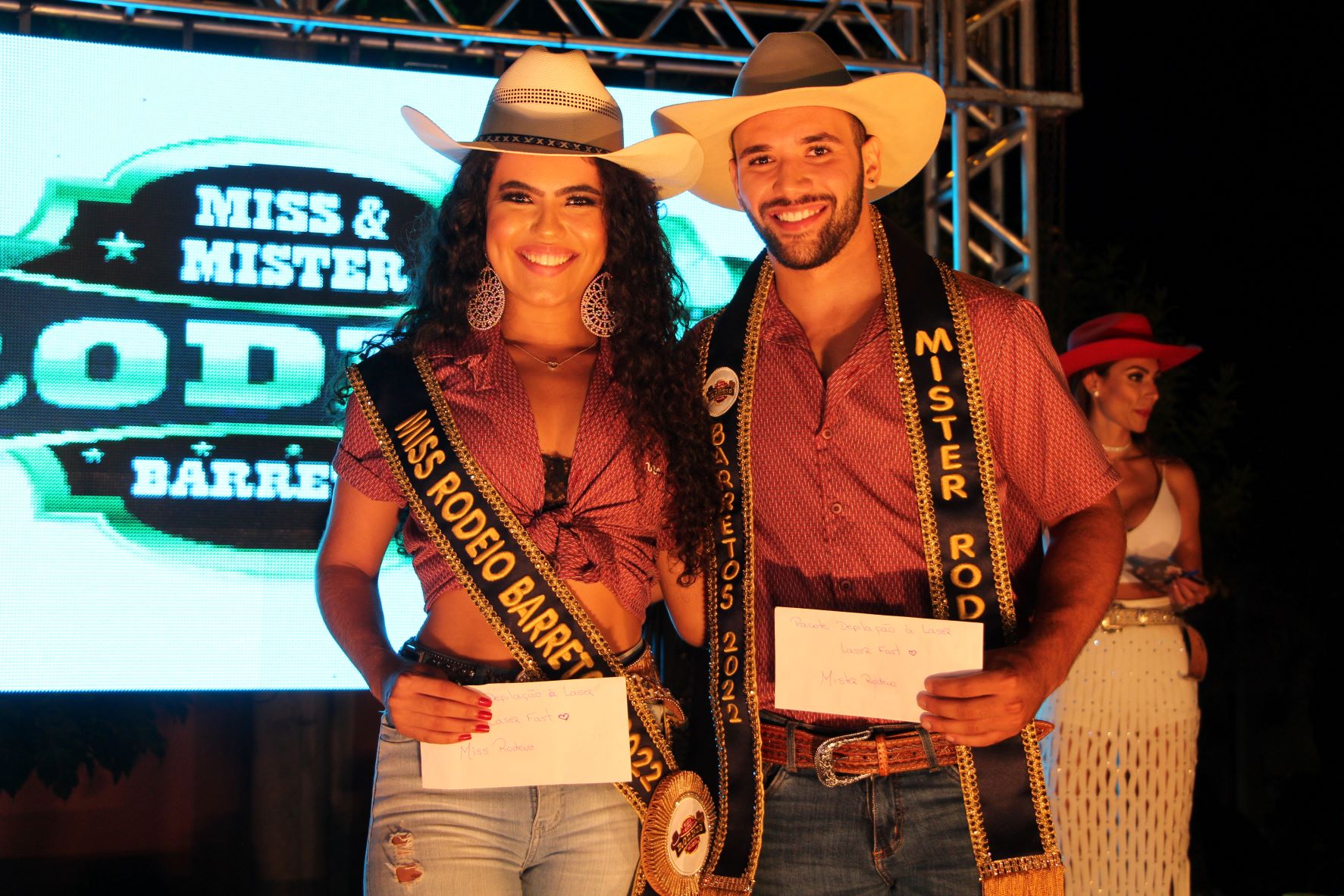 Paola Souza e William Moreira Júnior são eleitos Miss e Mister Rodeio Barretos 2022