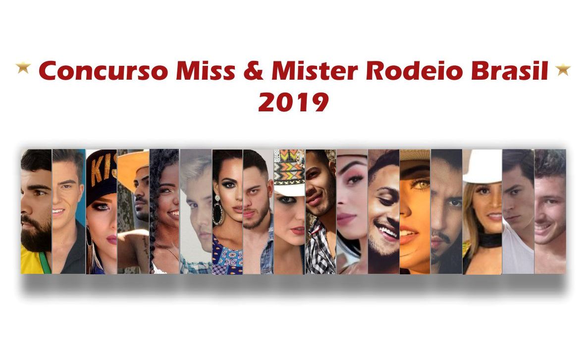 Falta 1 mês para o Miss & Mister Rodeio Brasil 2019