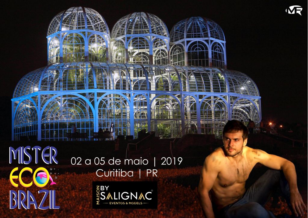 Curitiba será a sede do Concurso Mister Eco Brazil 2019